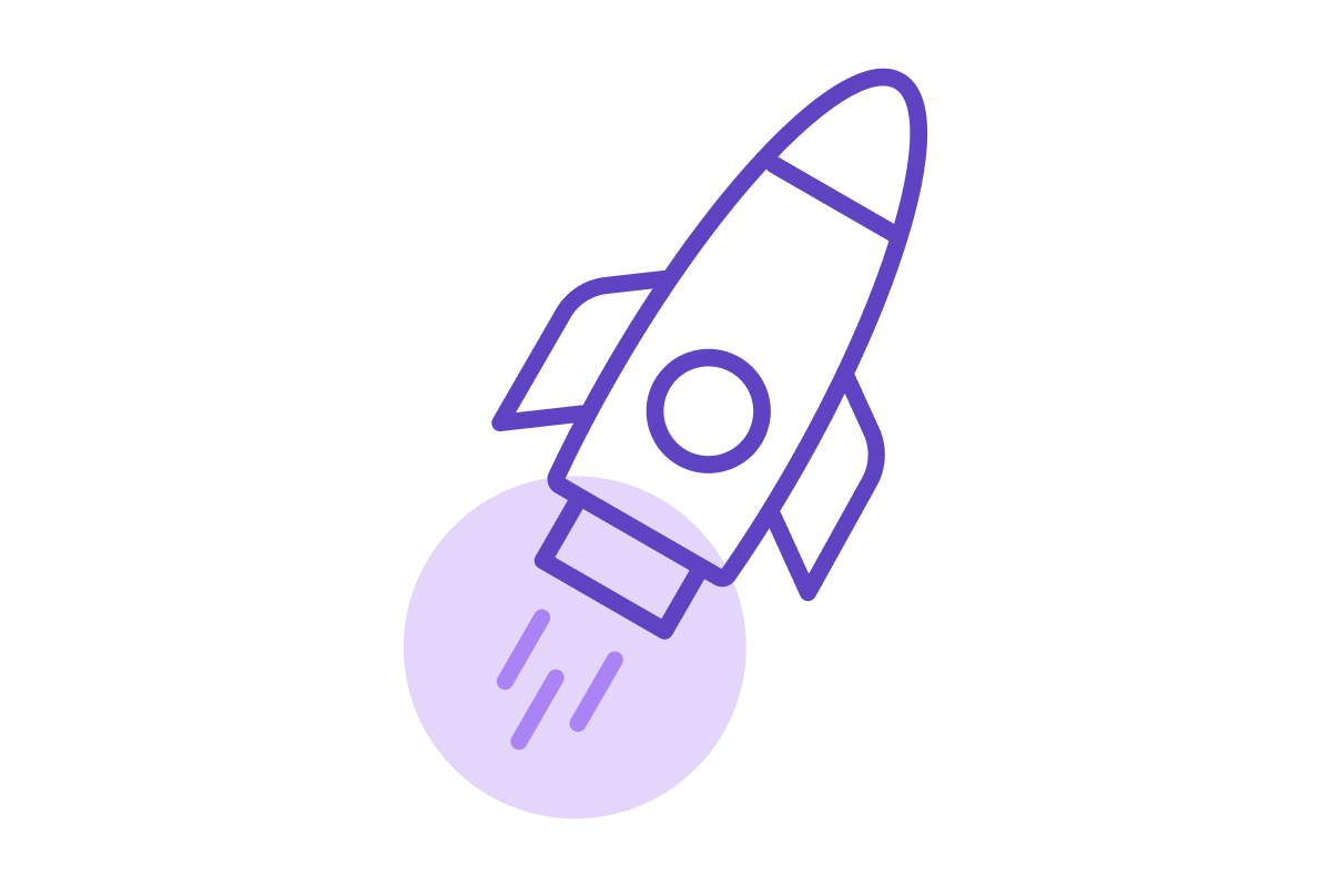 Rocketship illustration