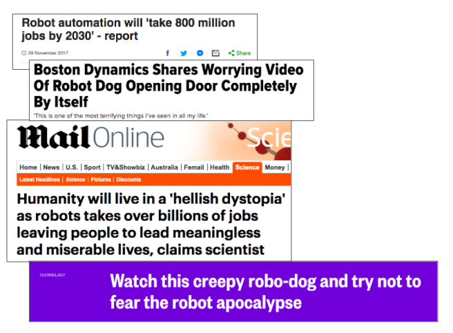 Scared of technology headlines