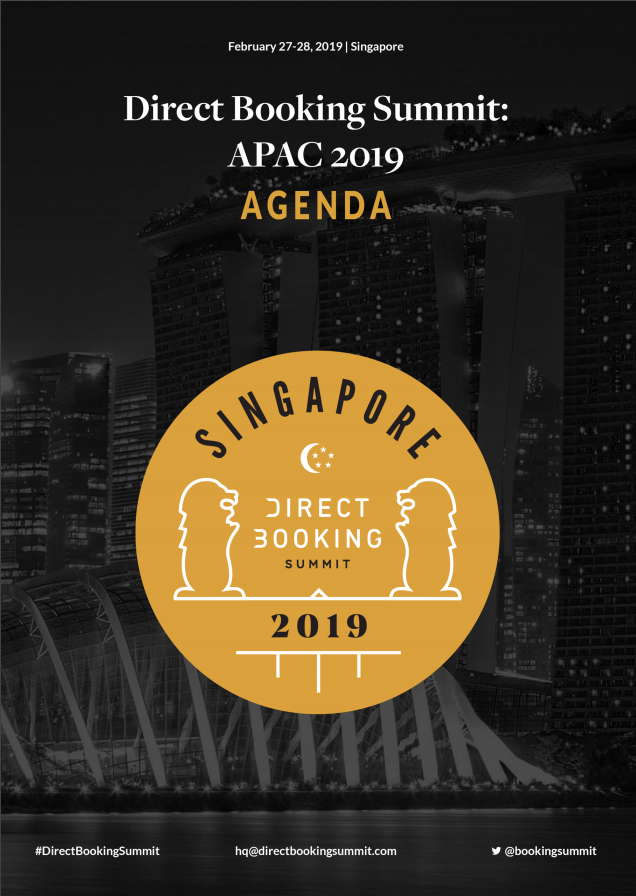 Direct Booking Summit APAC agenda