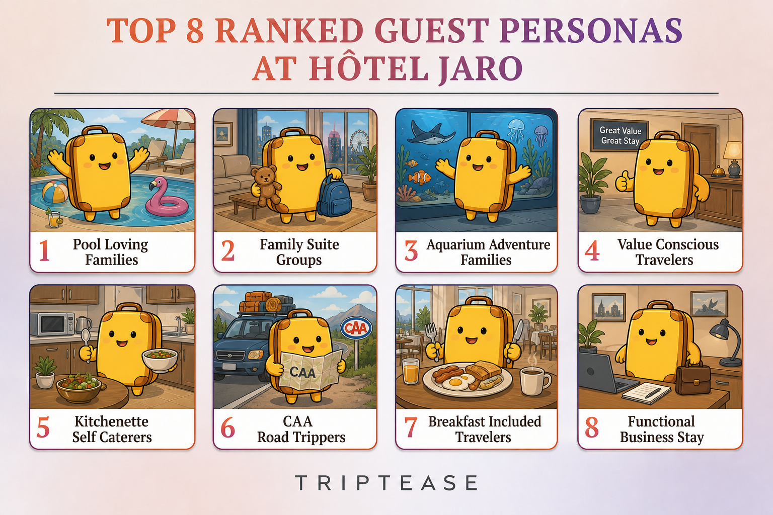 Hôtel JARO Guest Personas Report cover