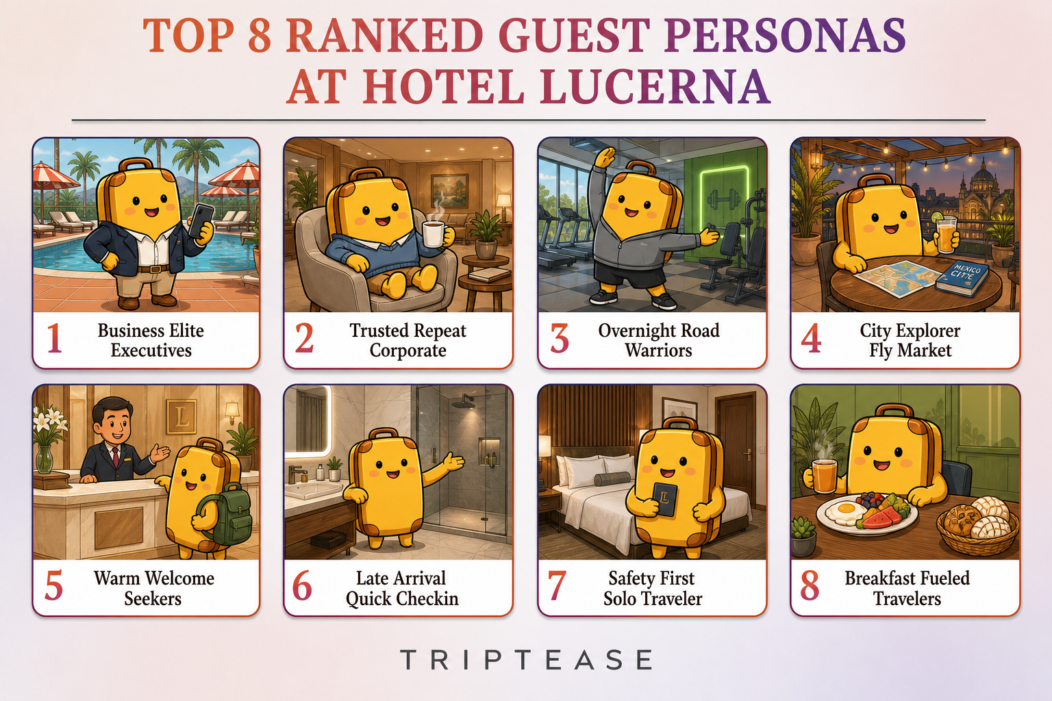 Hotel Lucerna Guest Personas Report cover