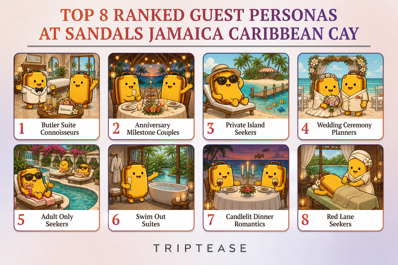 Sandals Jamaica Caribbean Cay Guest Personas Report cover
