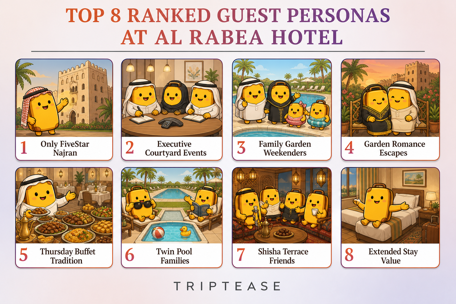 Al Rabea Hotel Guest Personas Report cover