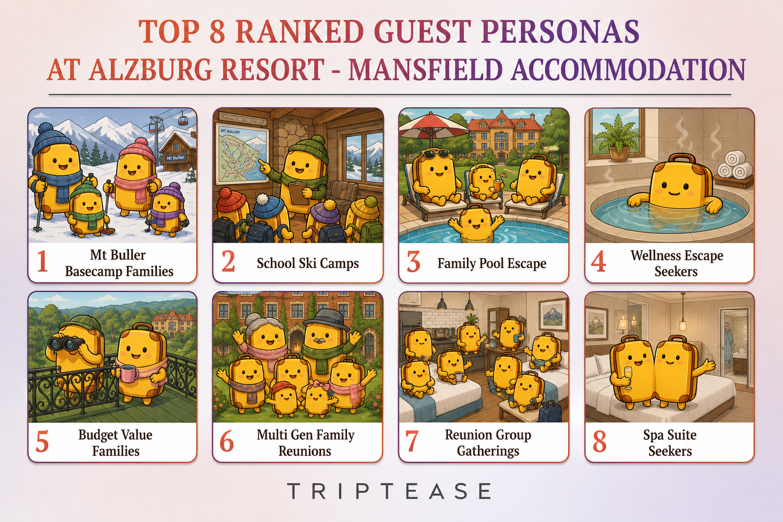 Alzburg Resort - Mansfield Accommodation Guest Personas Report cover