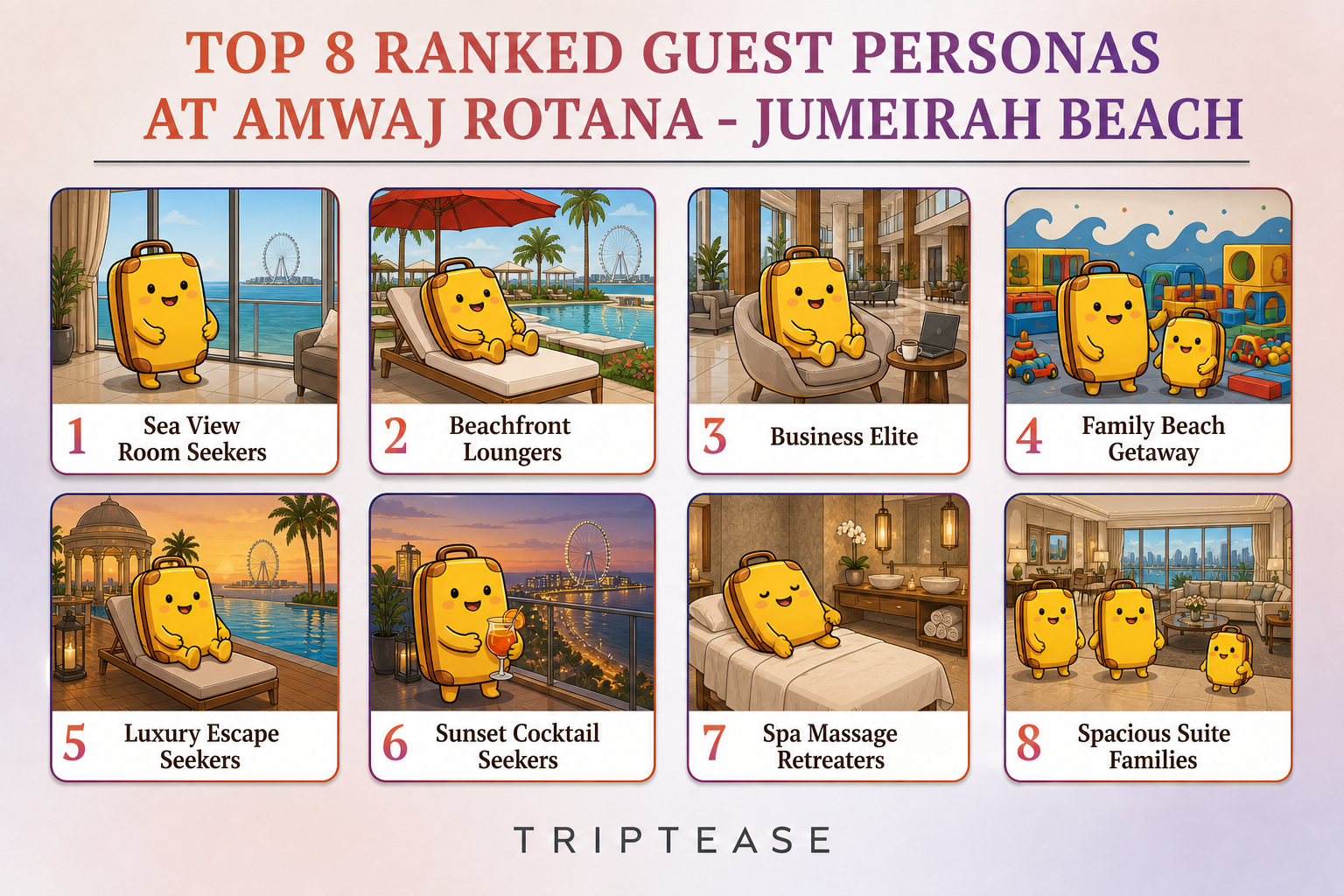 Amwaj Rotana - Jumeirah Beach Guest Personas Report cover