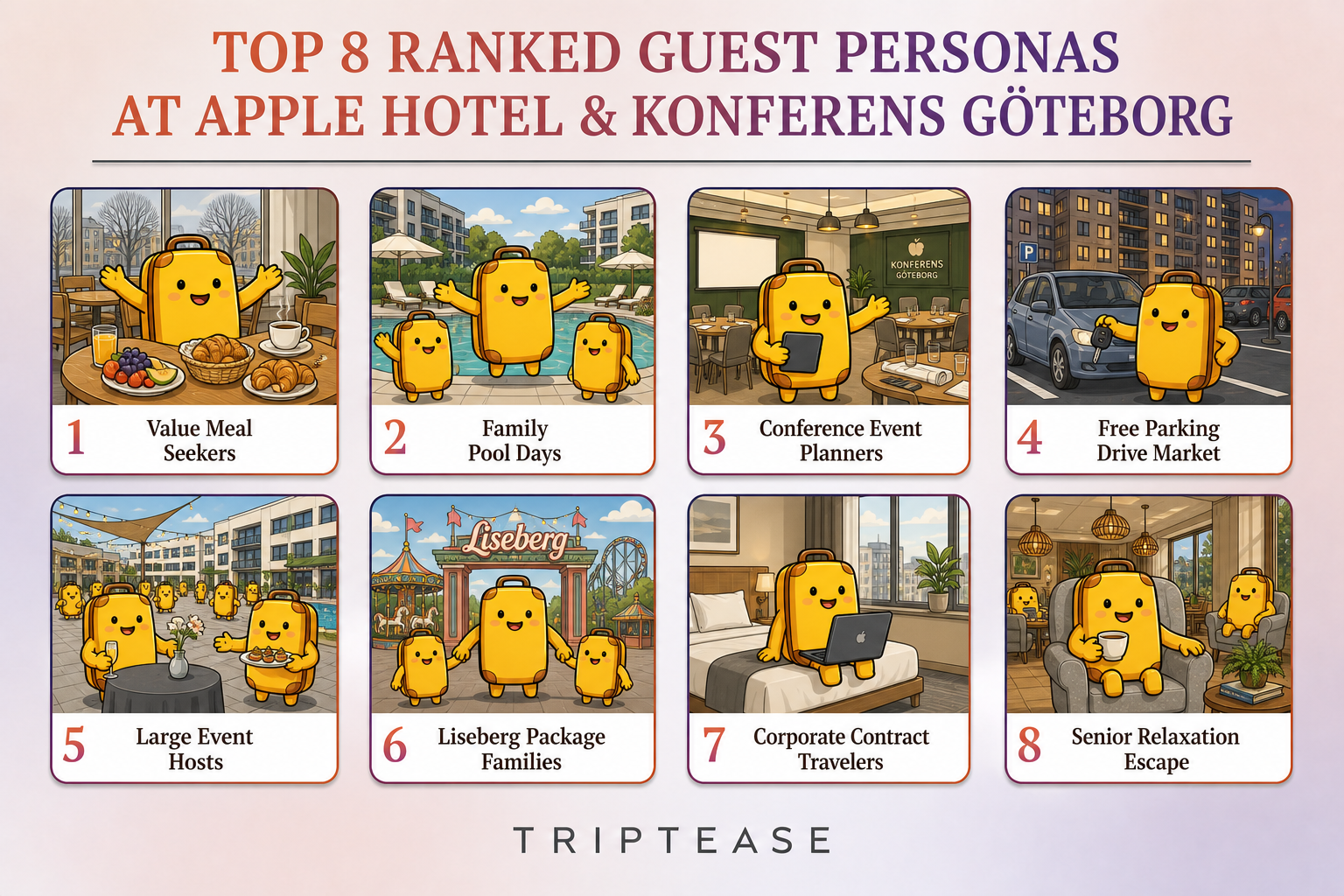Apple Hotel & Konferens Göteborg Guest Personas Report cover
