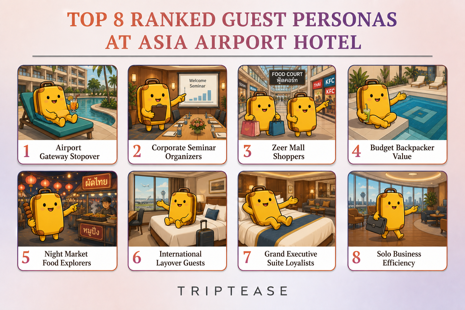 Asia Airport Hotel Guest Personas Report cover