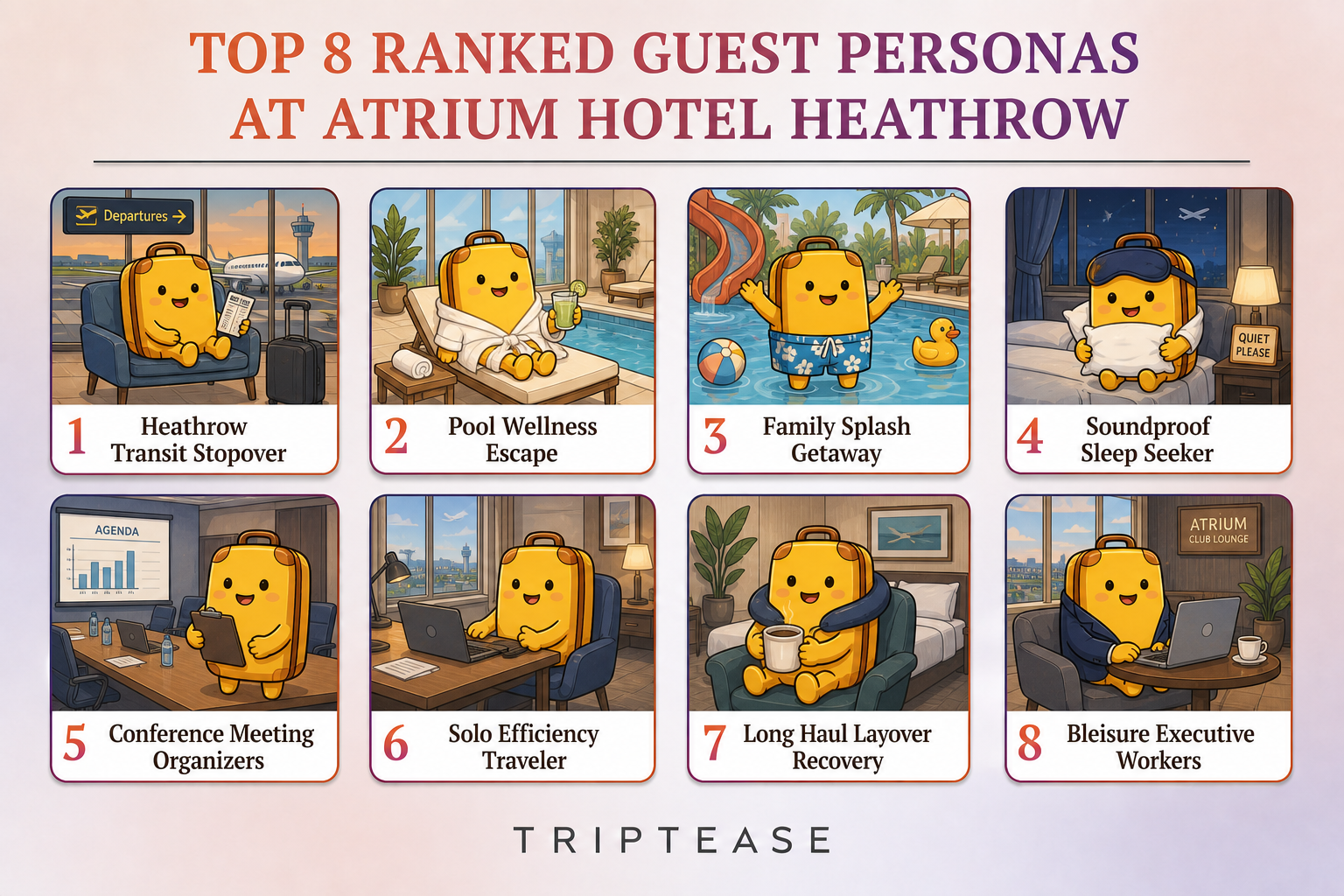 Atrium Hotel Heathrow Guest Personas Report cover