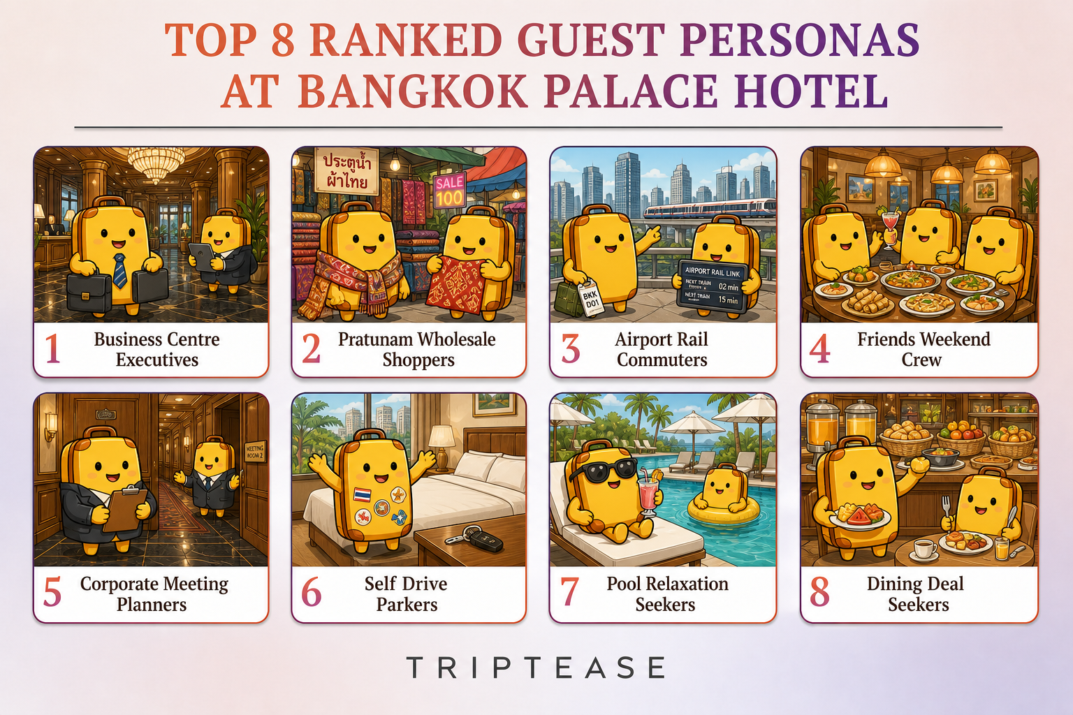 Bangkok Palace Hotel Guest Personas Report cover