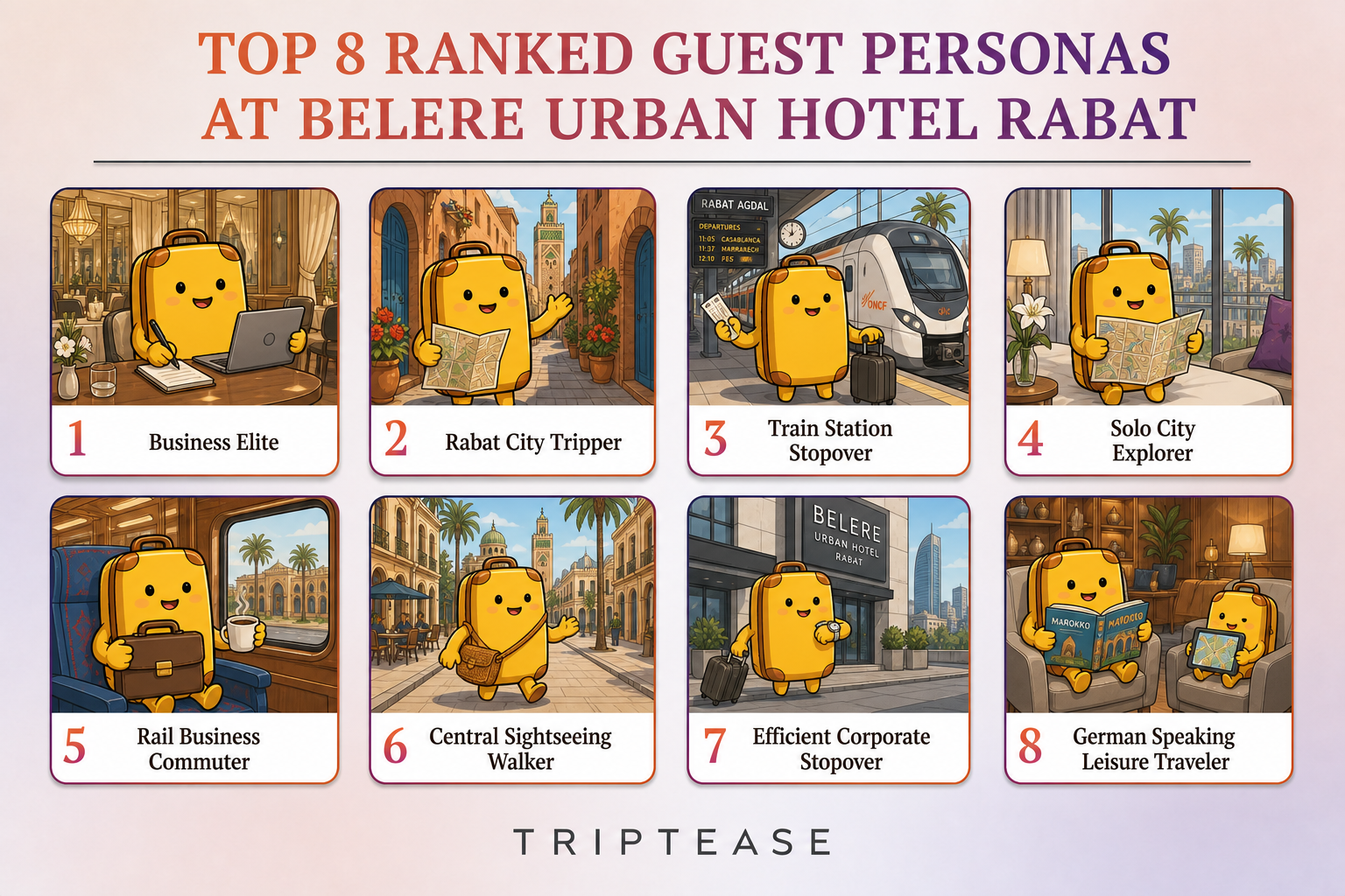 Belere Urban Hotel Rabat Guest Personas Report cover