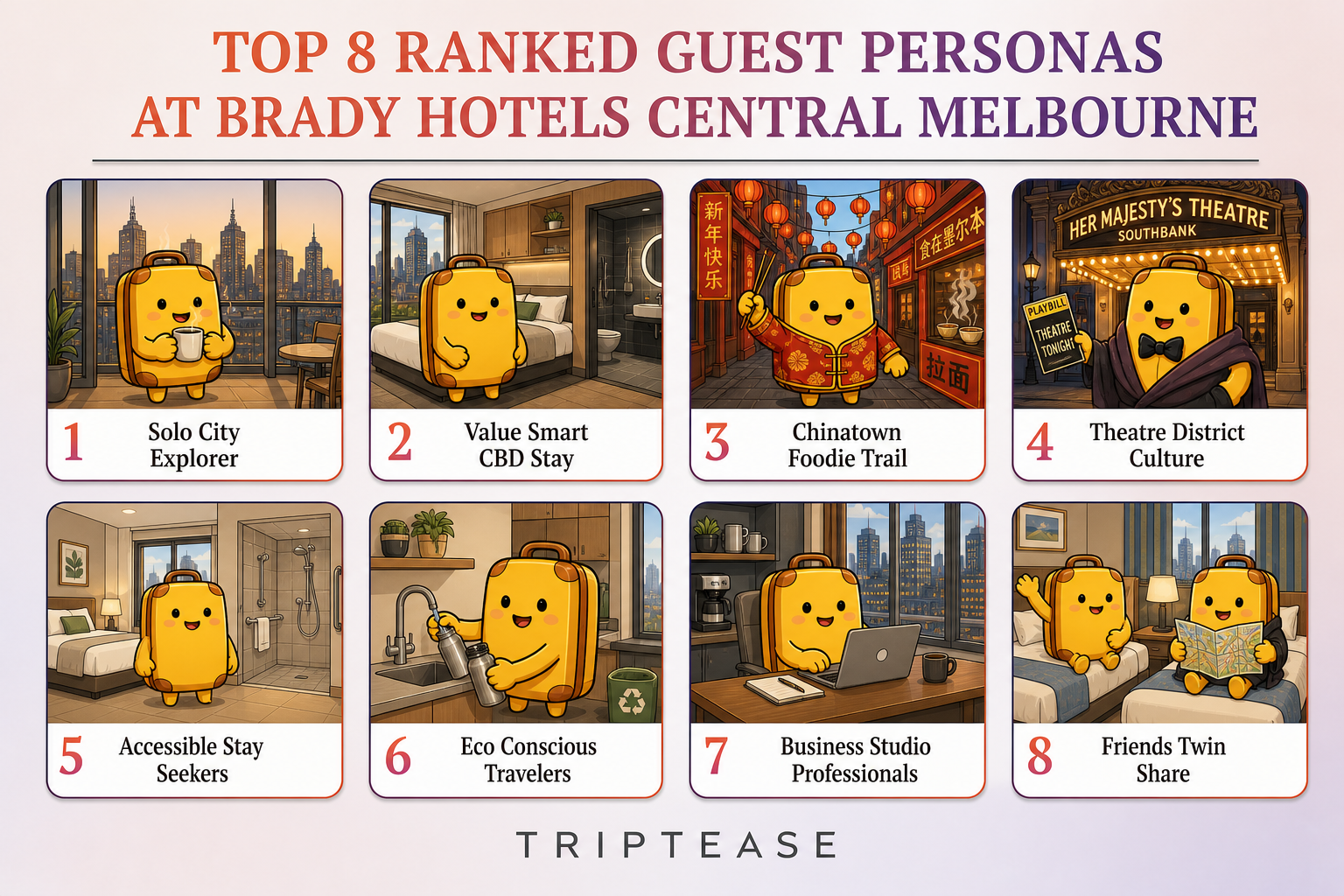 Brady Hotels Central Melbourne Guest Personas Report cover