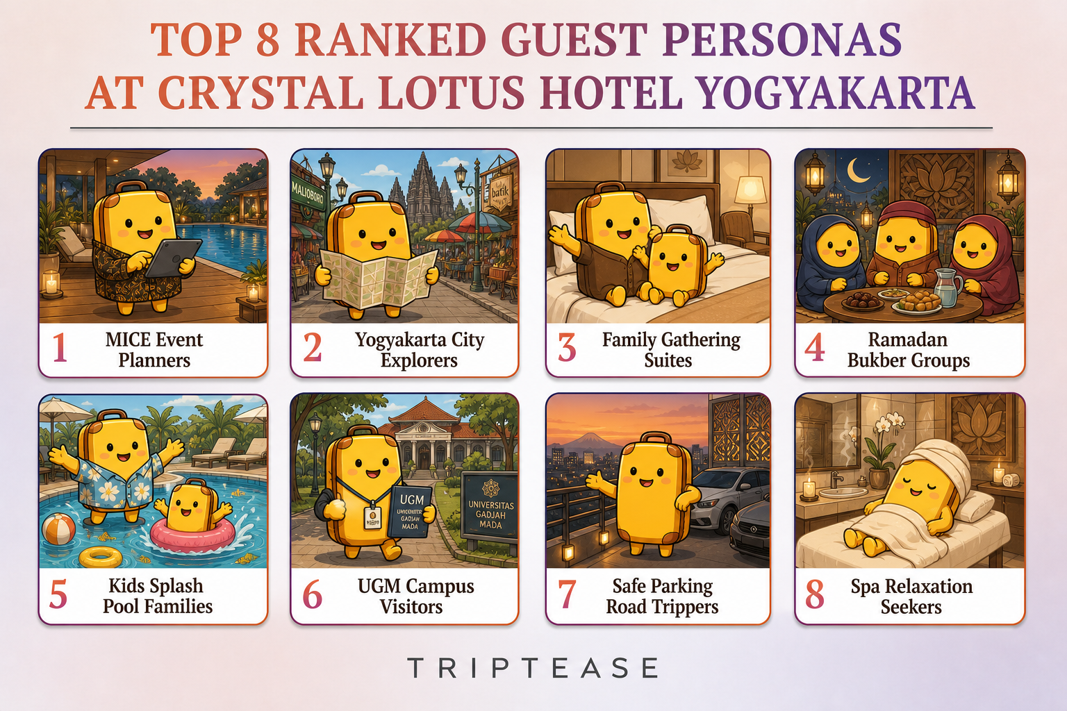 Crystal Lotus Hotel Yogyakarta Guest Personas Report cover