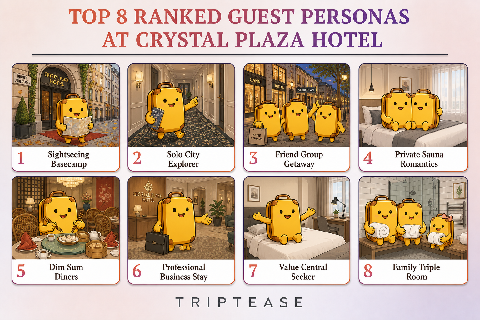 Crystal Plaza Hotel Guest Personas Report cover