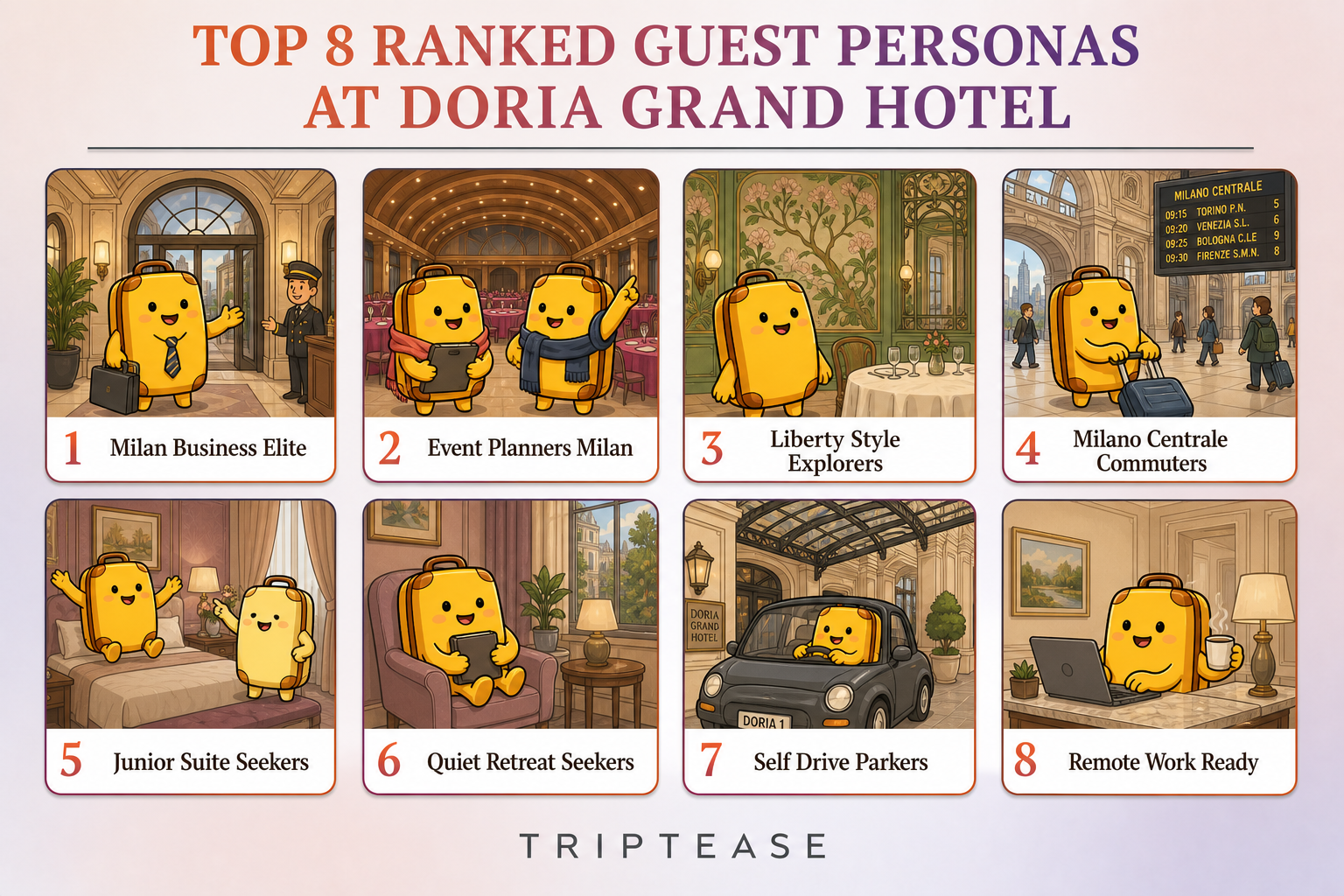 Doria Grand Hotel Guest Personas Report cover