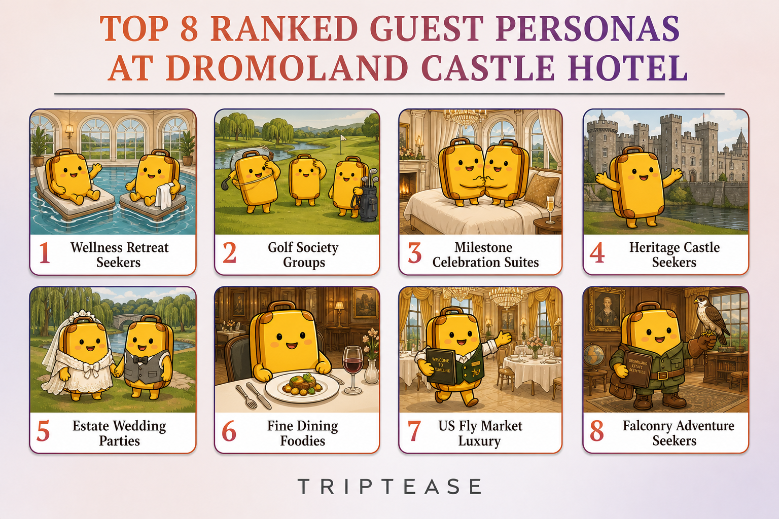 Dromoland Castle Hotel Guest Personas Report cover