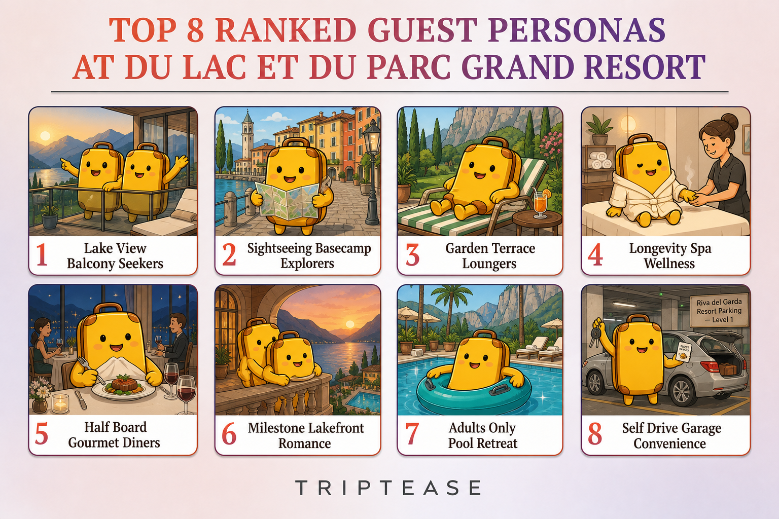 Du Lac et Du Parc Grand Resort Guest Personas Report cover