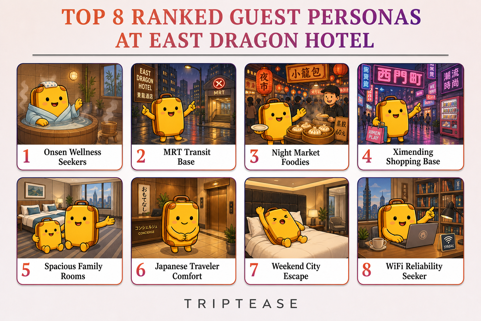 East Dragon Hotel Guest Personas Report cover