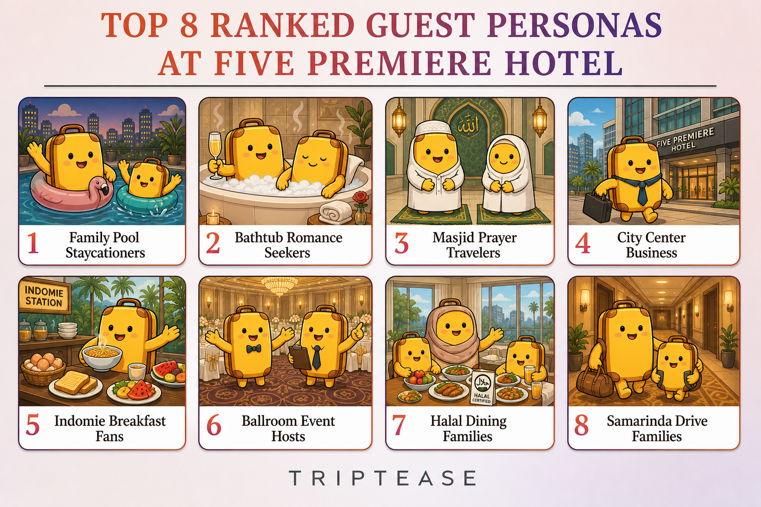 Five Premiere Hotel Guest Personas Report cover