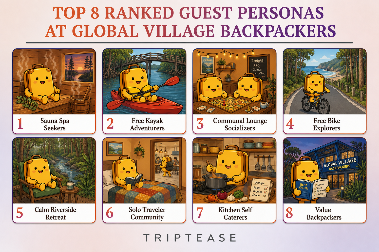 Global Village Backpackers Guest Personas Report cover