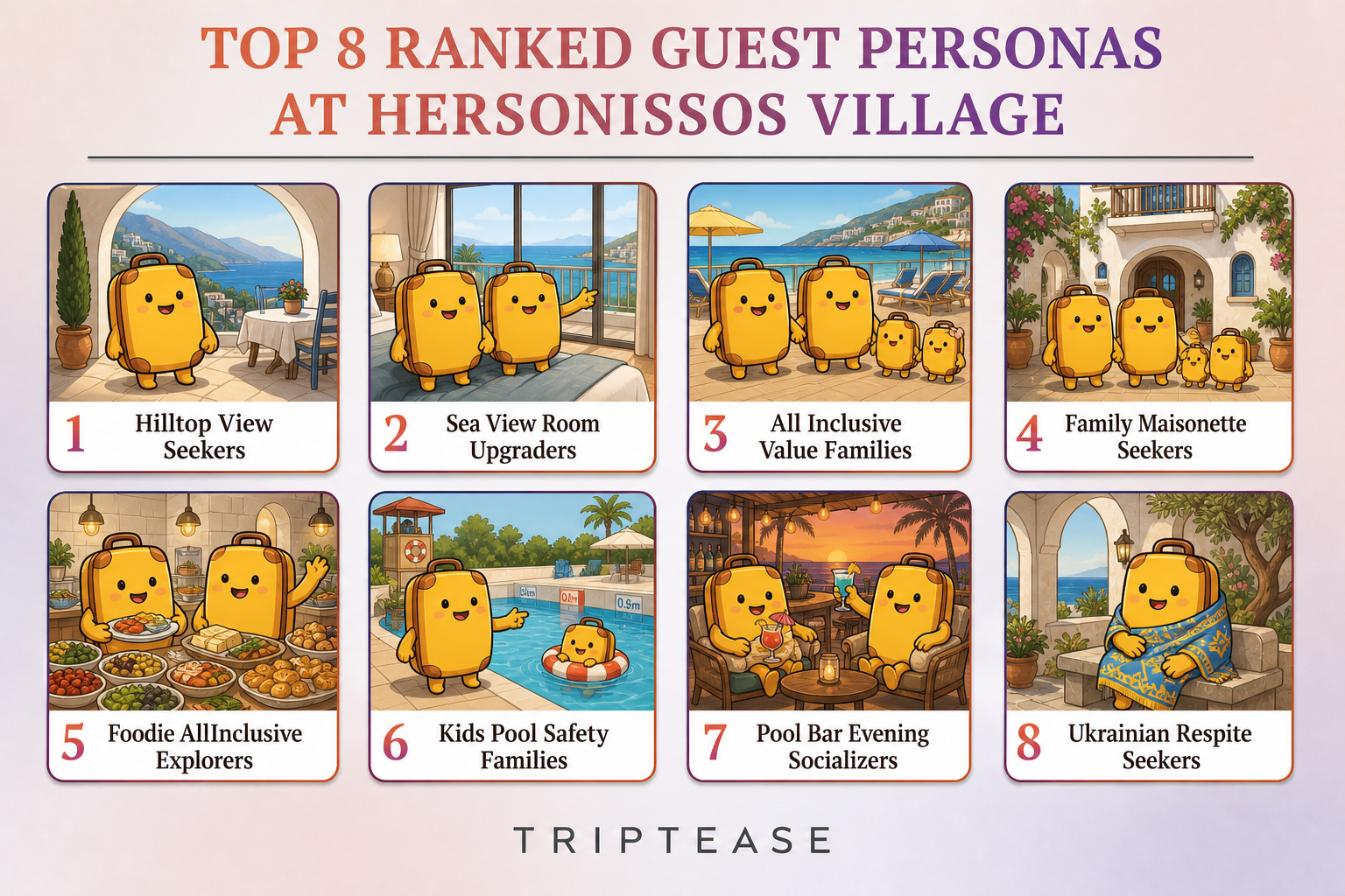 Hersonissos Village Guest Personas Report cover