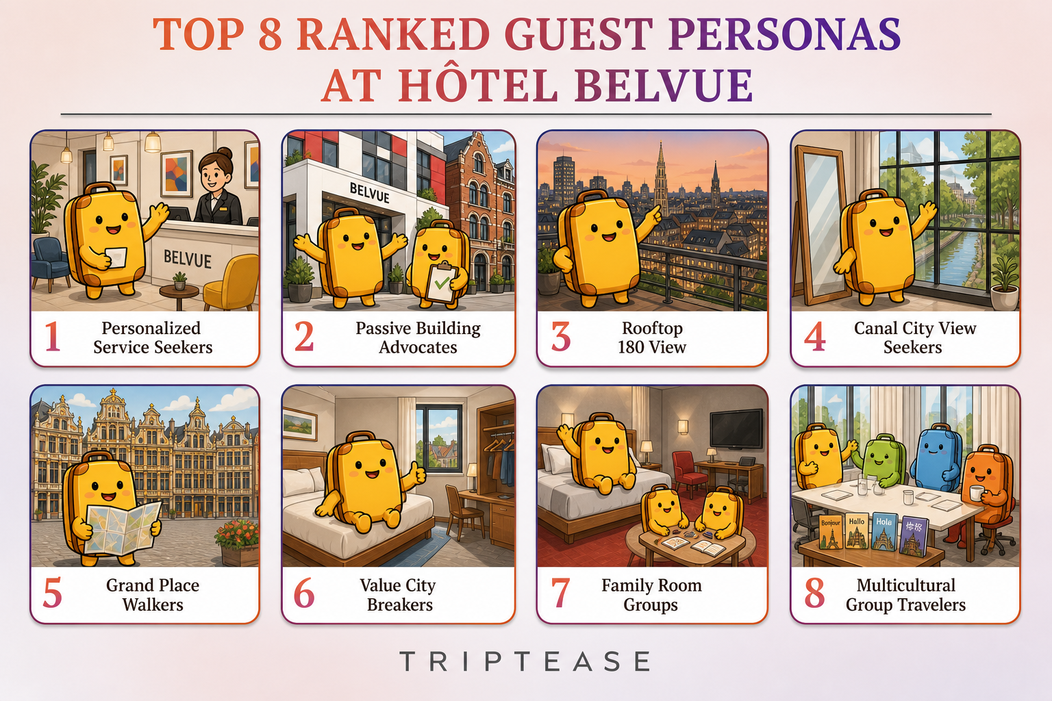 Hôtel BELVUE Guest Personas Report cover