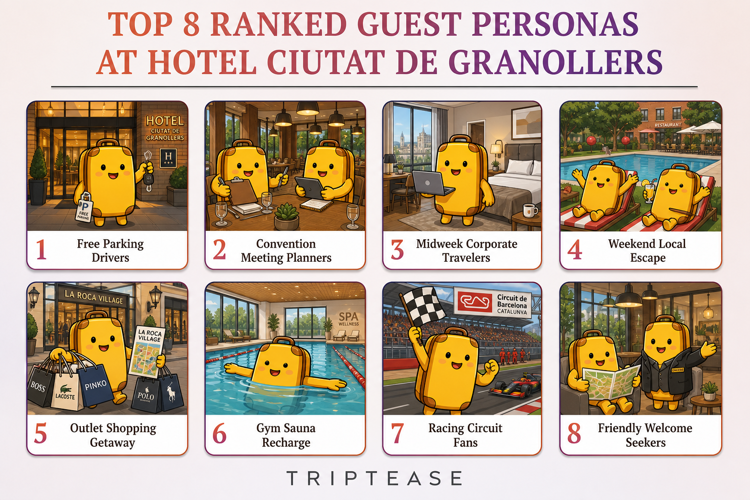 Hotel Ciutat de Granollers Guest Personas Report cover