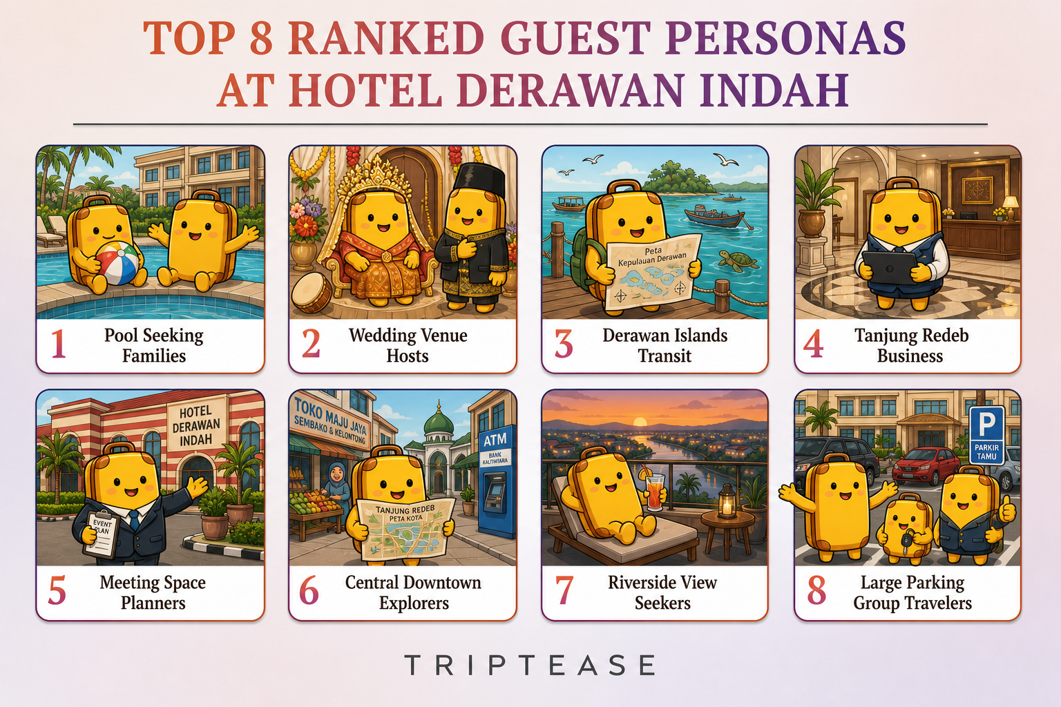 Hotel Derawan Indah Guest Personas Report cover