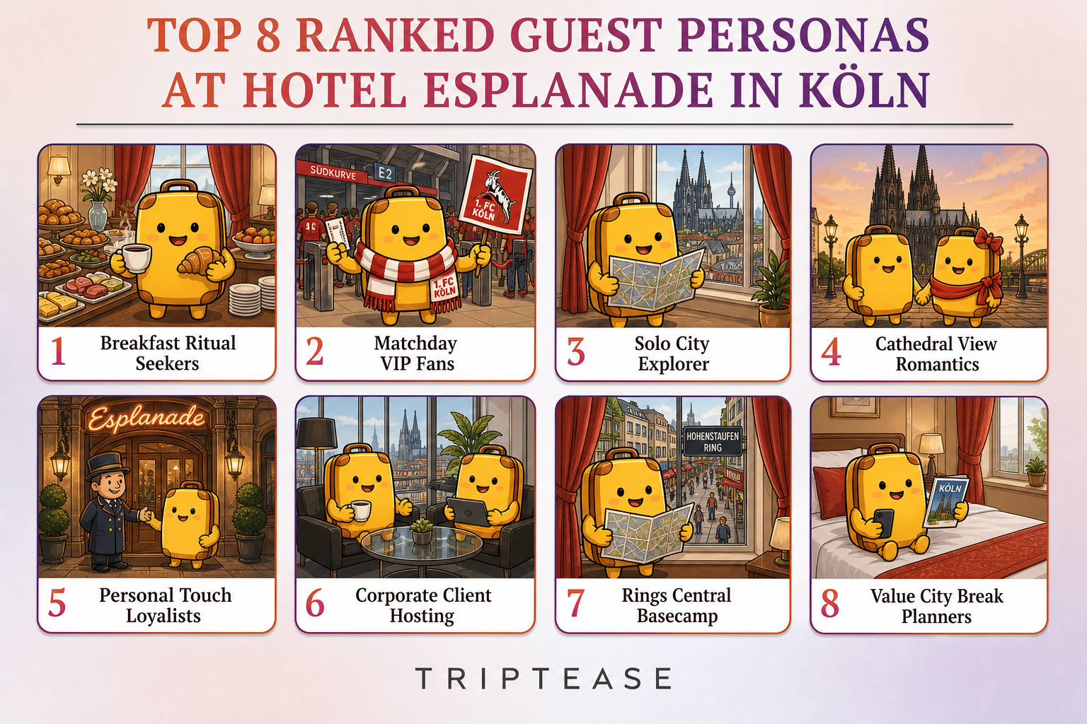 Hotel Esplanade in Köln Guest Personas Report cover