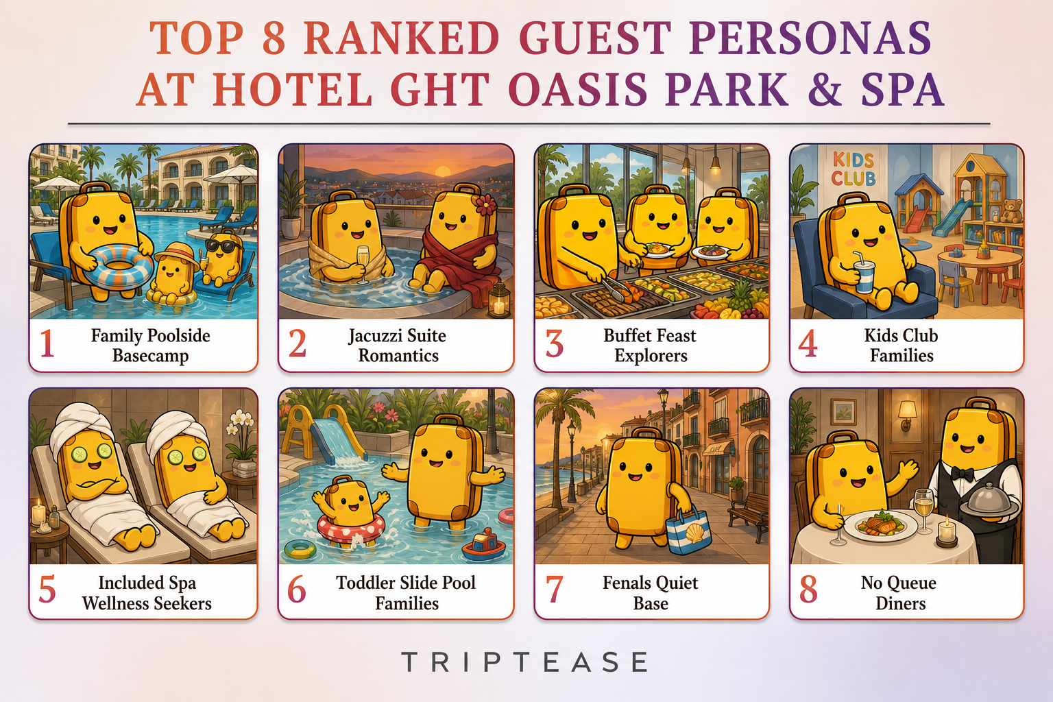 Hotel GHT Oasis Park & SPA Guest Personas Report cover