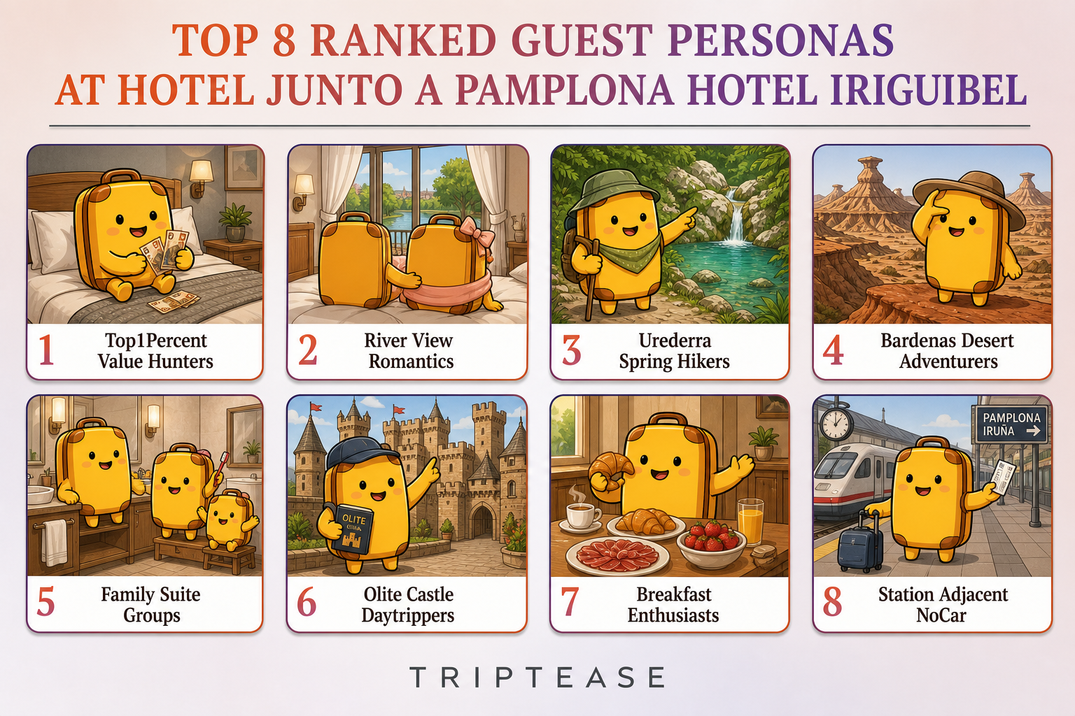 Hotel junto a Pamplona Hotel Iriguibel Guest Personas Report cover