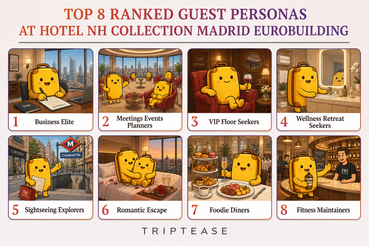 Hotel NH Collection Madrid Eurobuilding Guest Personas Report cover