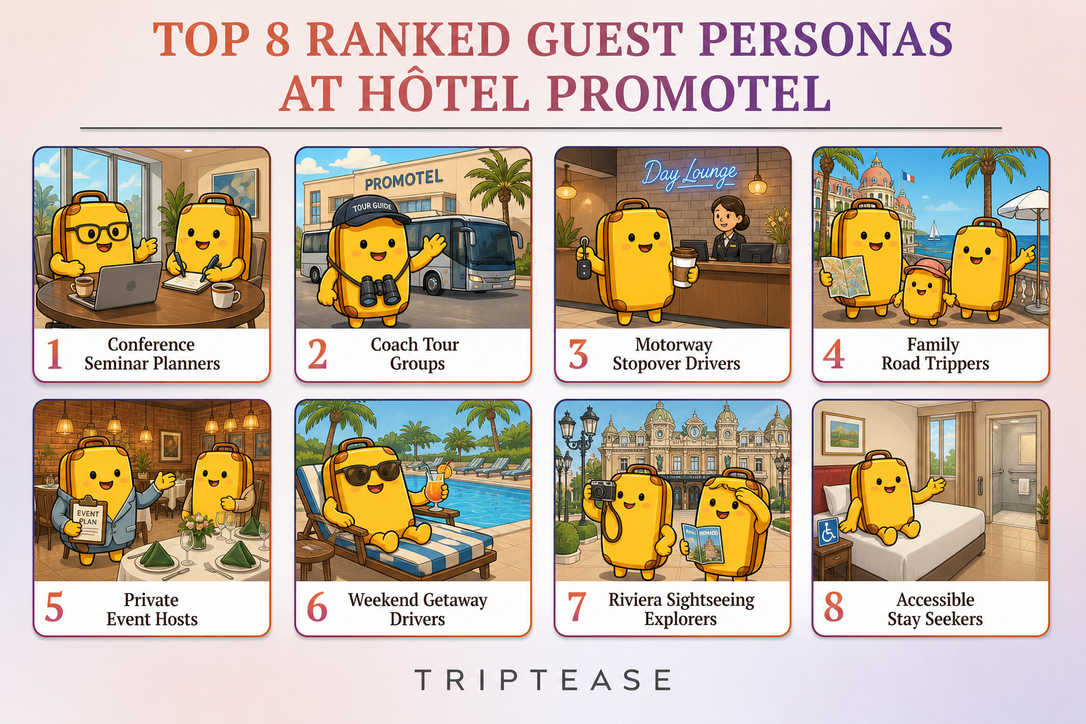 Hôtel Promotel Guest Personas Report cover