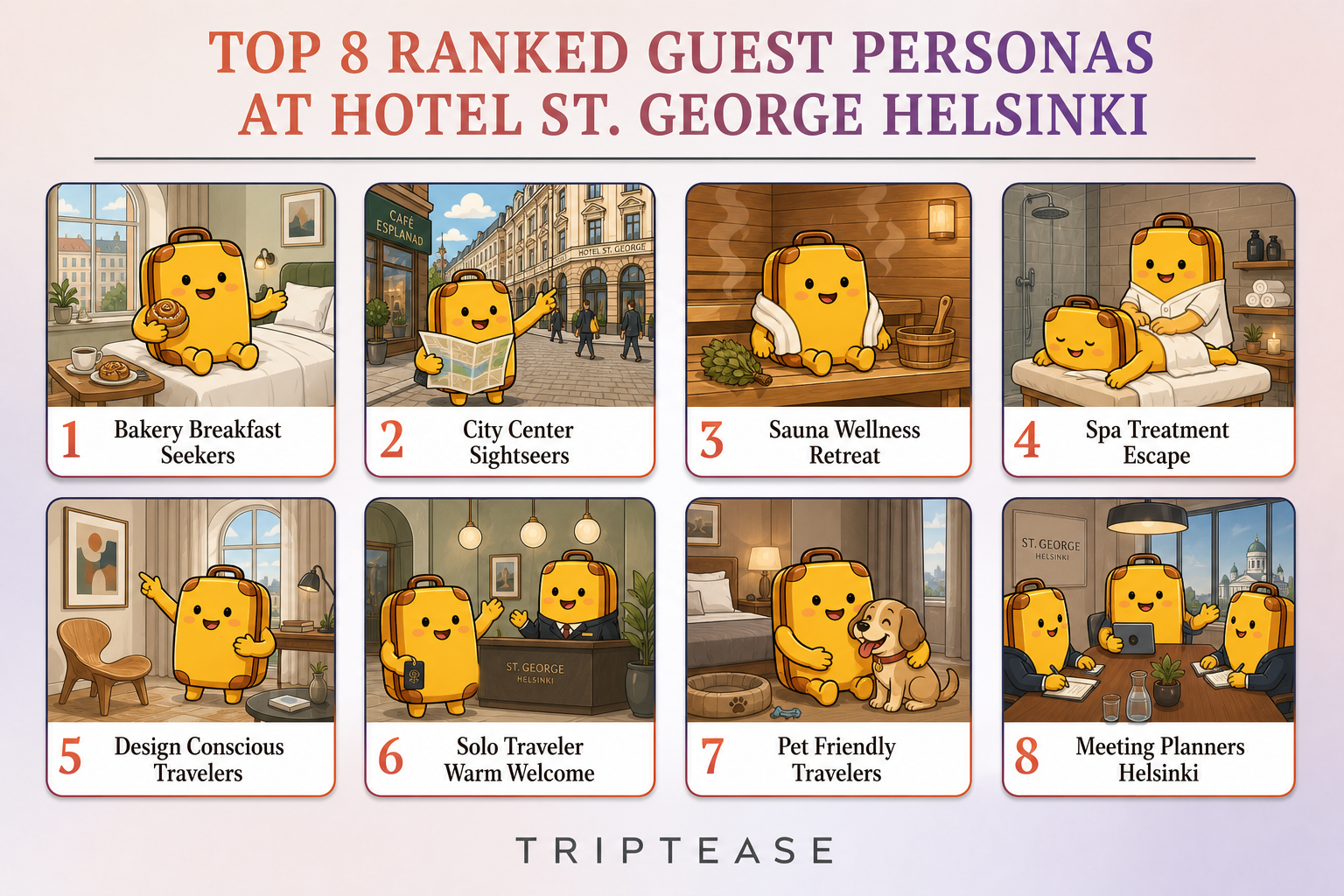 Hotel St. George Helsinki Guest Personas Report cover