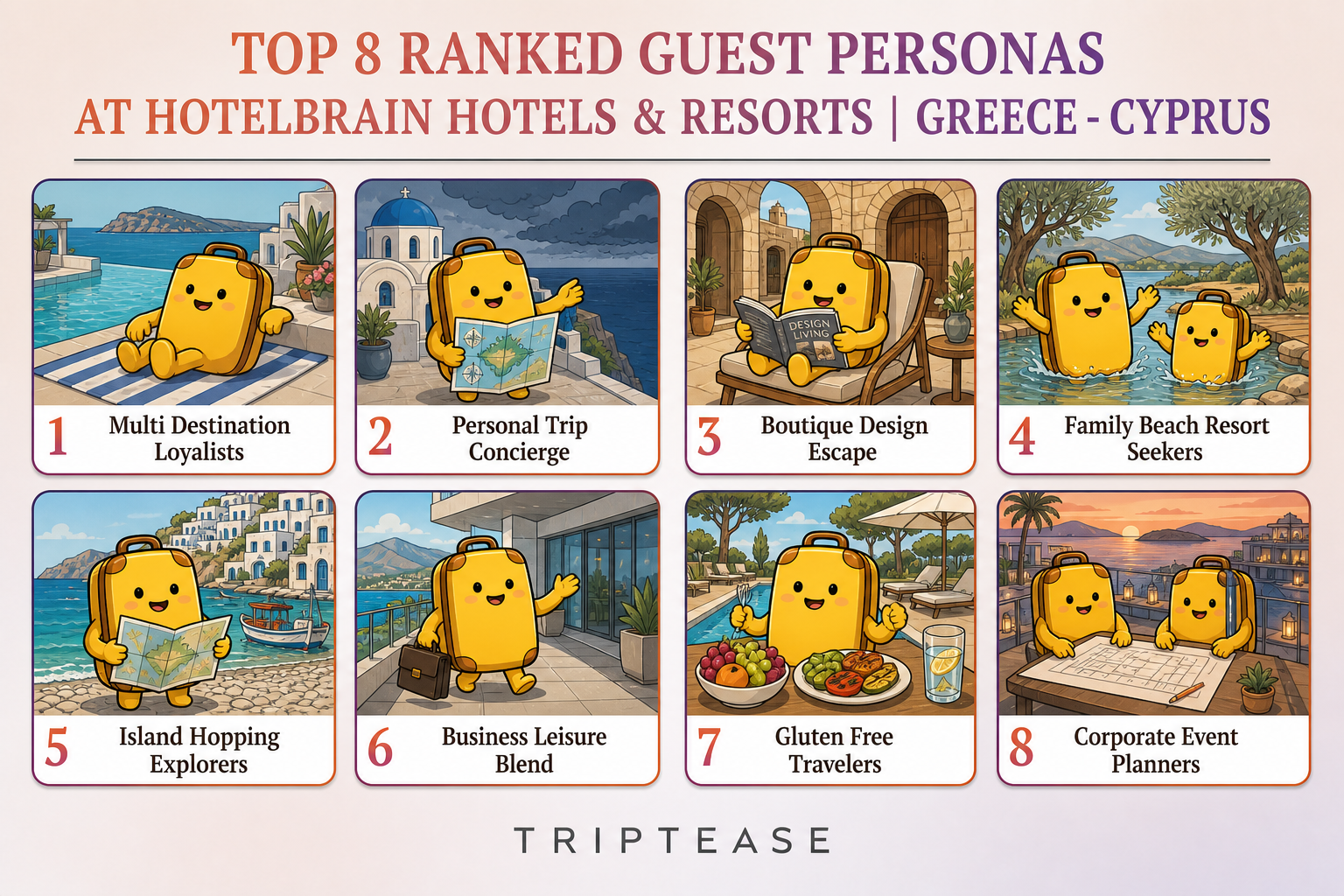 HotelBrain Hotels & Resorts | Greece - Cyprus Guest Personas Report cover