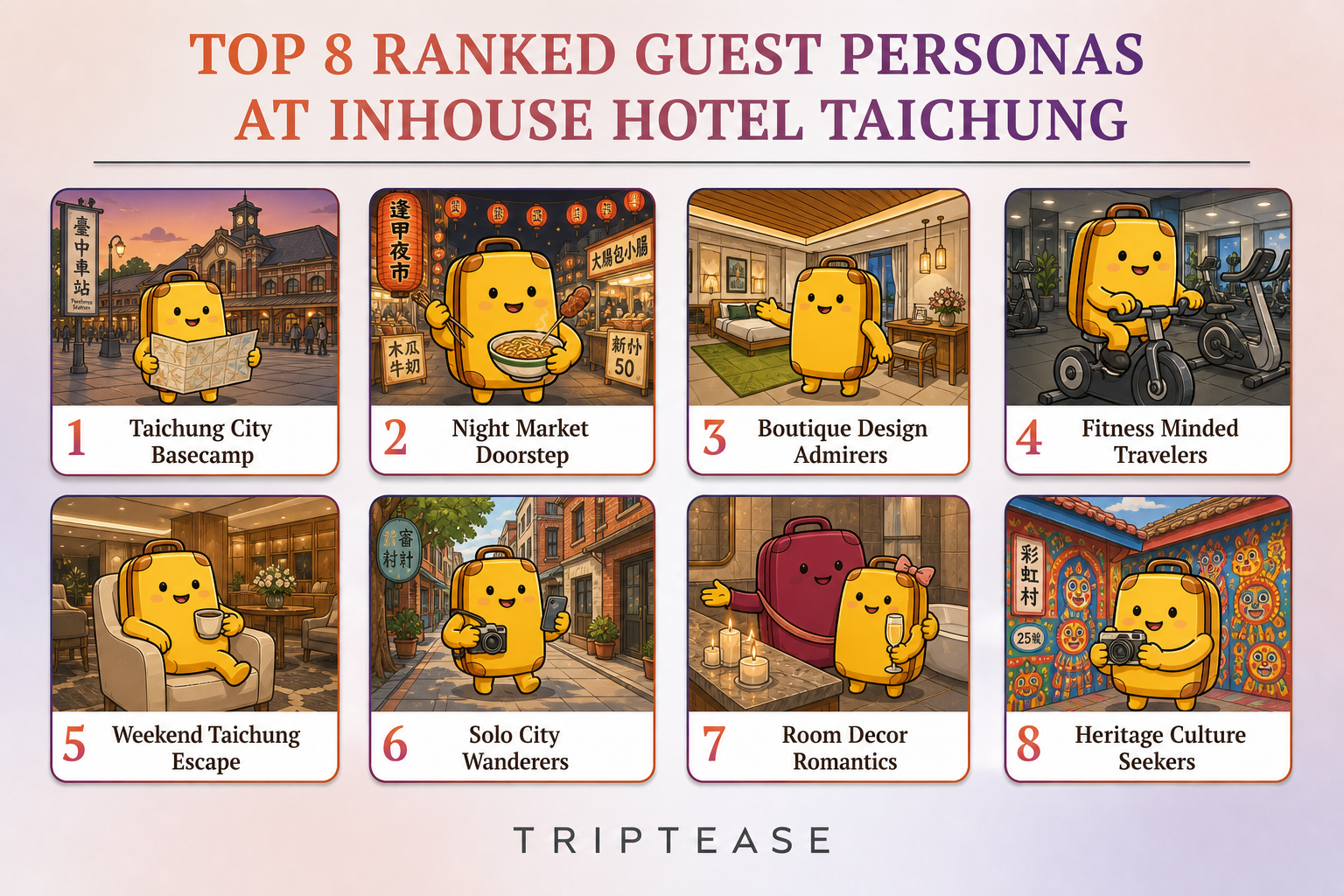 Inhouse Hotel Taichung Guest Personas Report cover