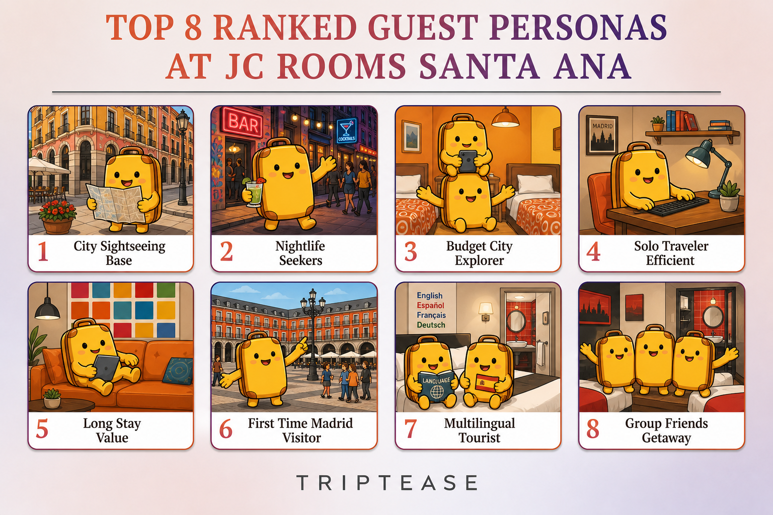 JC Rooms Santa Ana Guest Personas Report cover