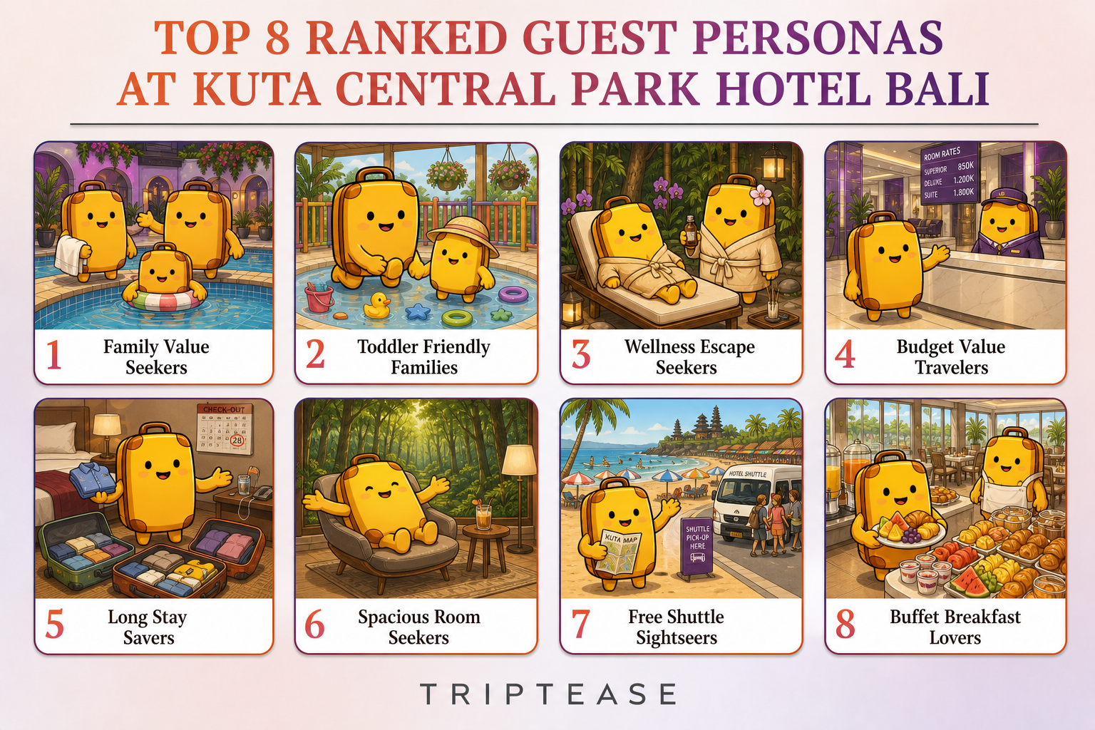 Kuta Central Park Hotel Bali Guest Personas Report cover