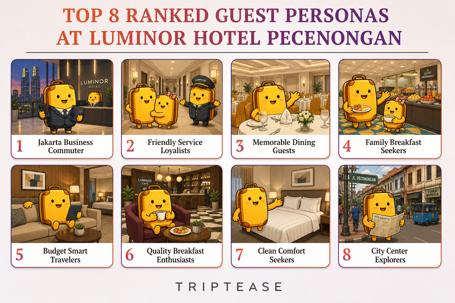 Luminor Hotel Pecenongan Guest Personas Report cover