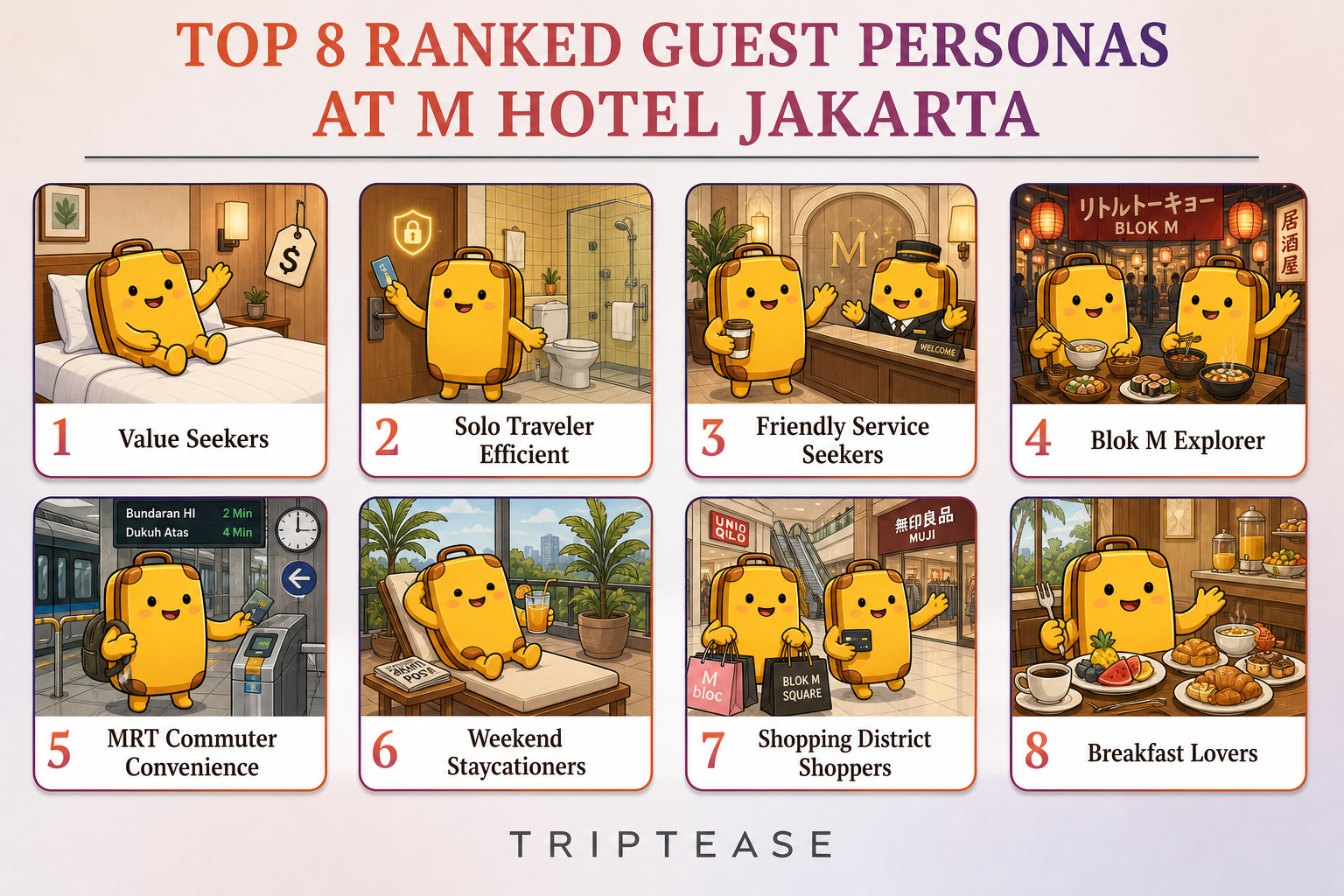 M Hotel Jakarta Guest Personas Report cover