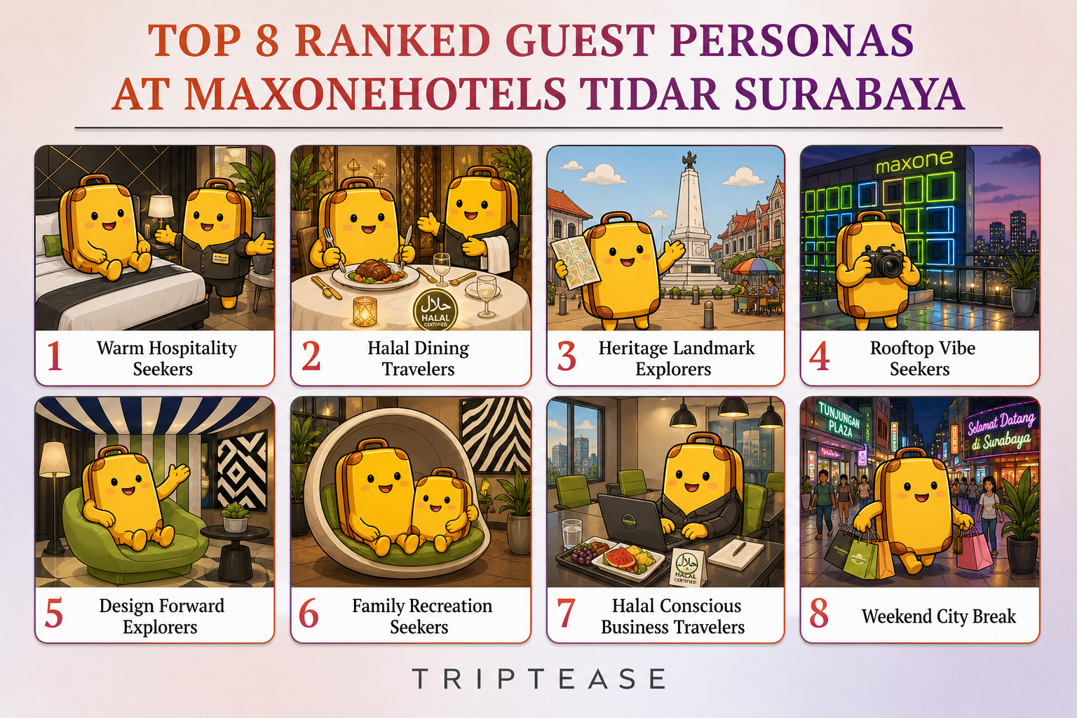 MaxOneHotels Tidar Surabaya Guest Personas Report cover