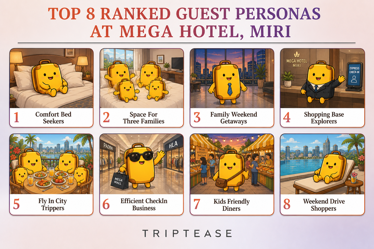 Mega Hotel, Miri Guest Personas Report cover