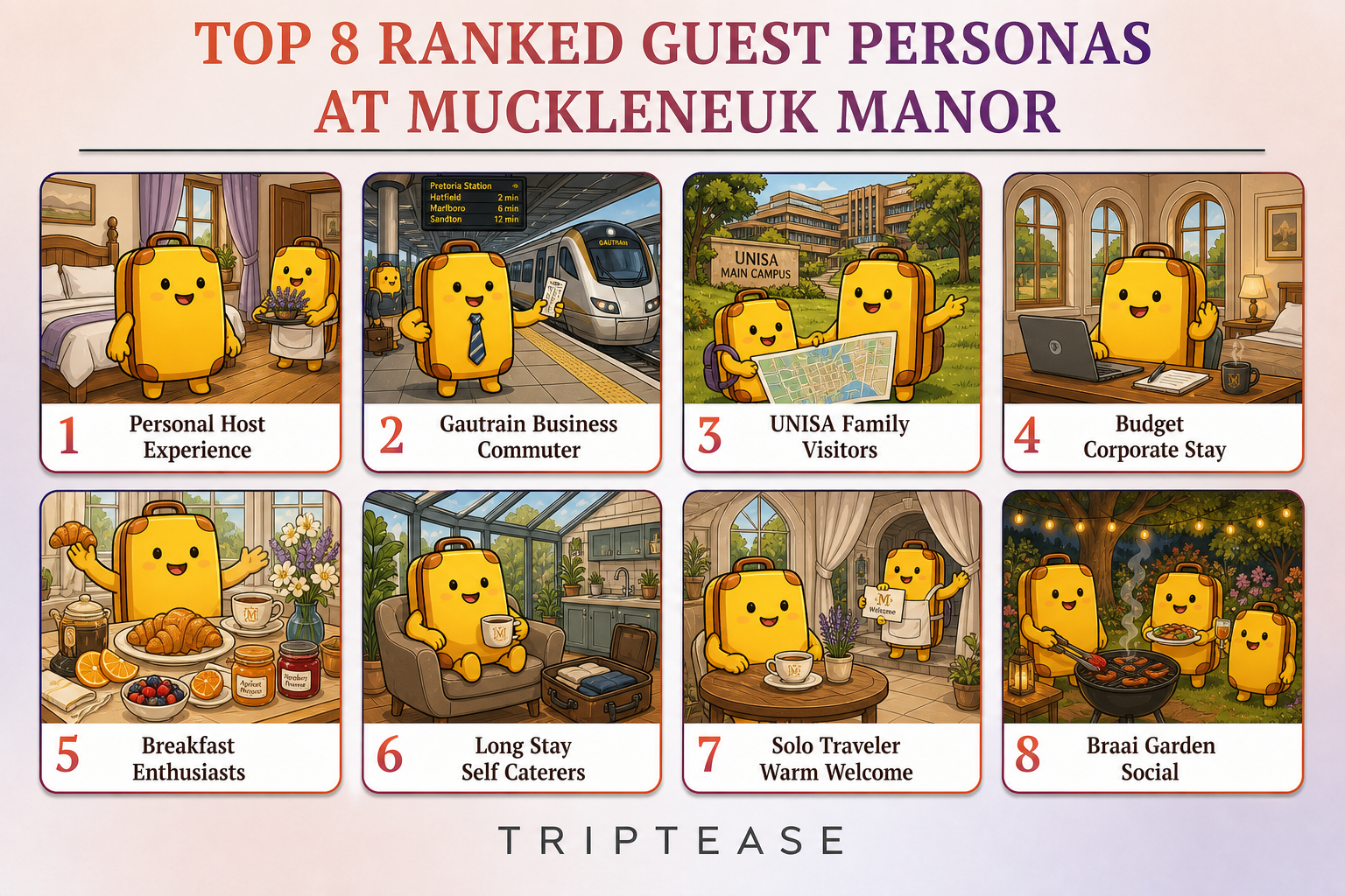 Muckleneuk Manor Guest Personas Report cover