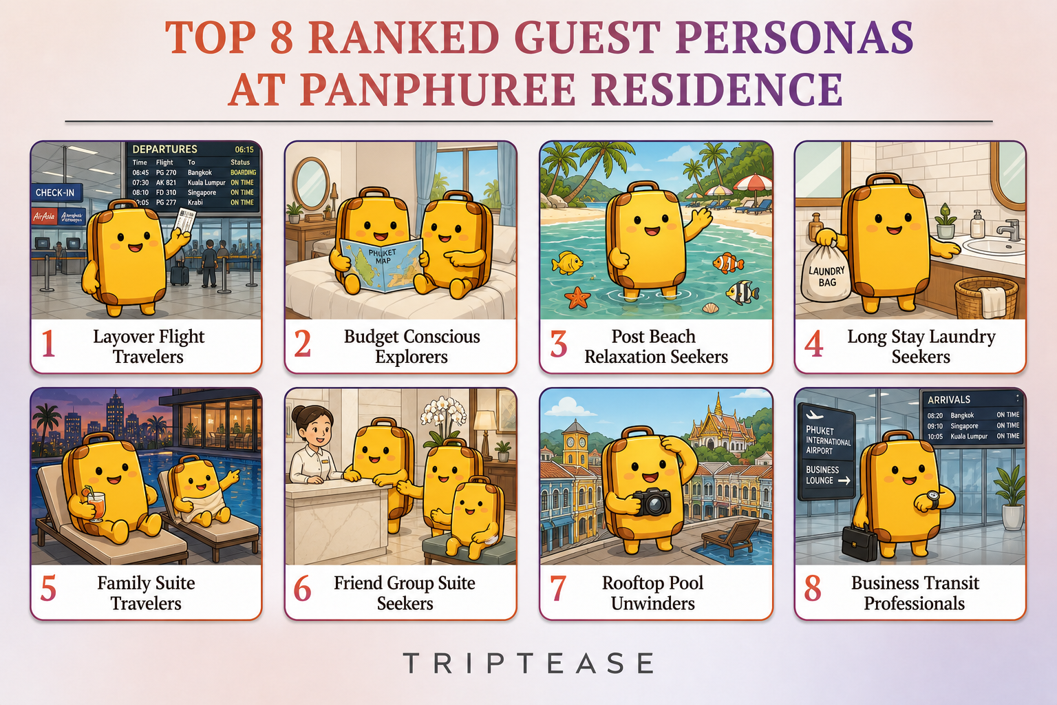 Panphuree Residence Guest Personas Report cover