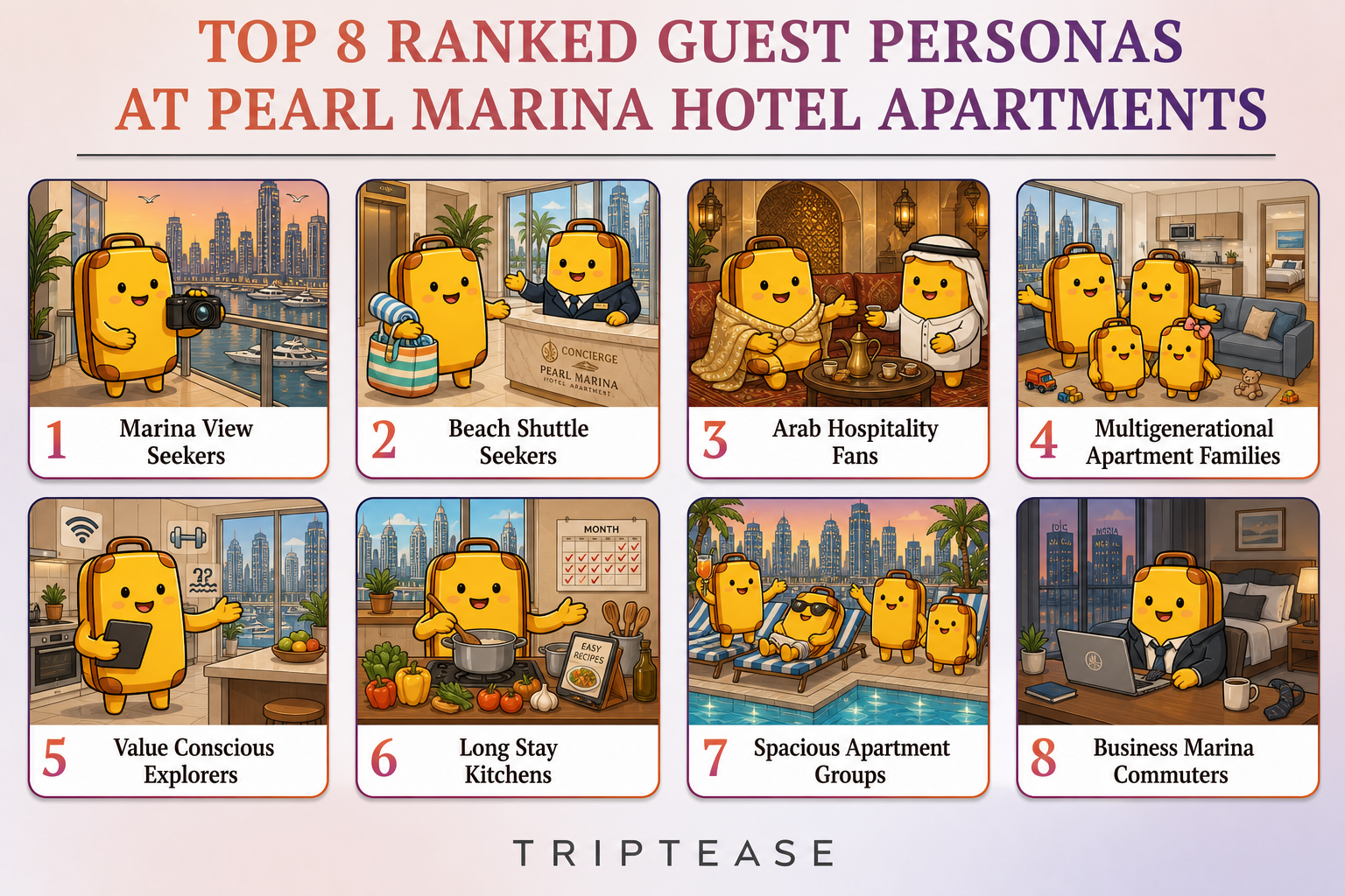 Pearl Marina Hotel Apartments Guest Personas Report cover