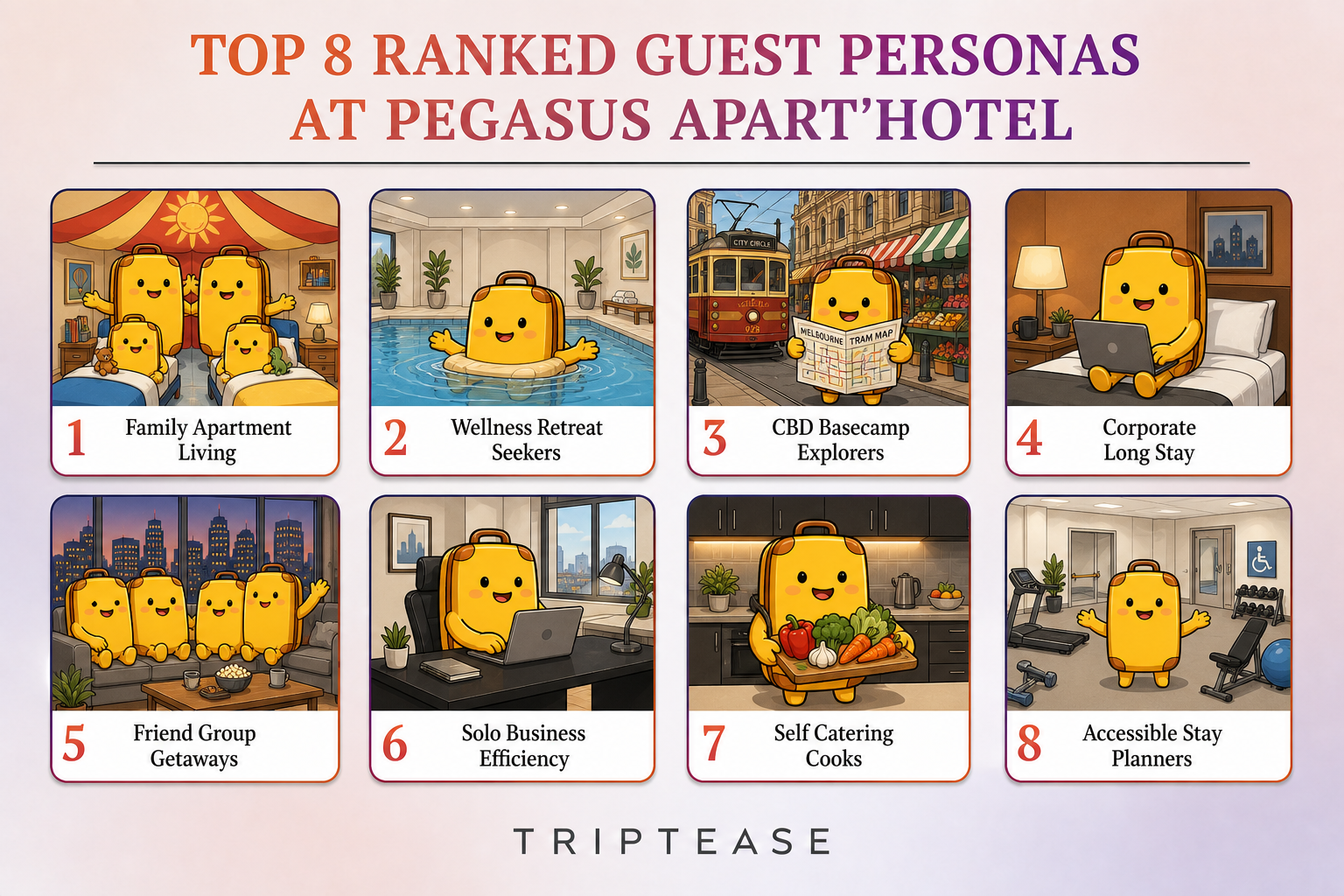 Pegasus Apart'Hotel Guest Personas Report cover