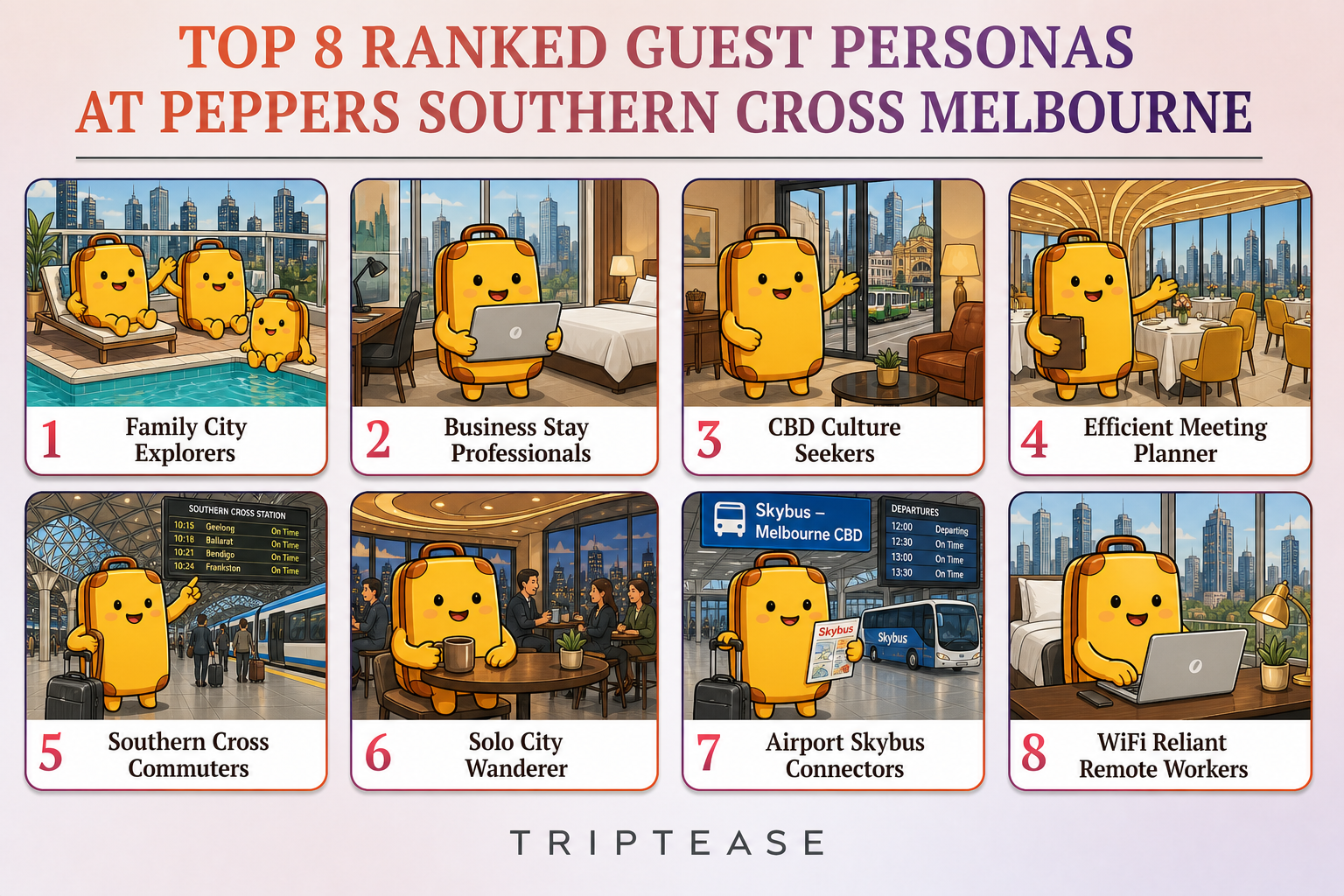 Peppers Southern Cross Melbourne Guest Personas Report cover