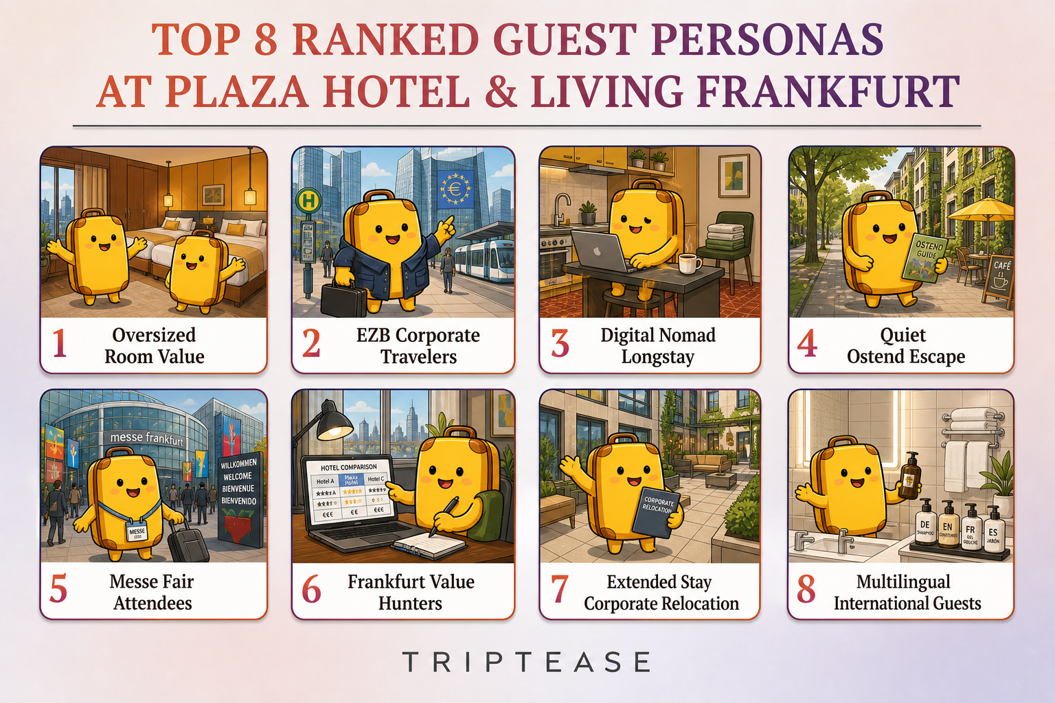 Plaza Hotel & Living Frankfurt Guest Personas Report cover