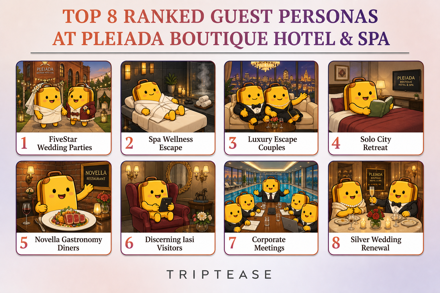 Pleiada Boutique Hotel & Spa Guest Personas Report cover