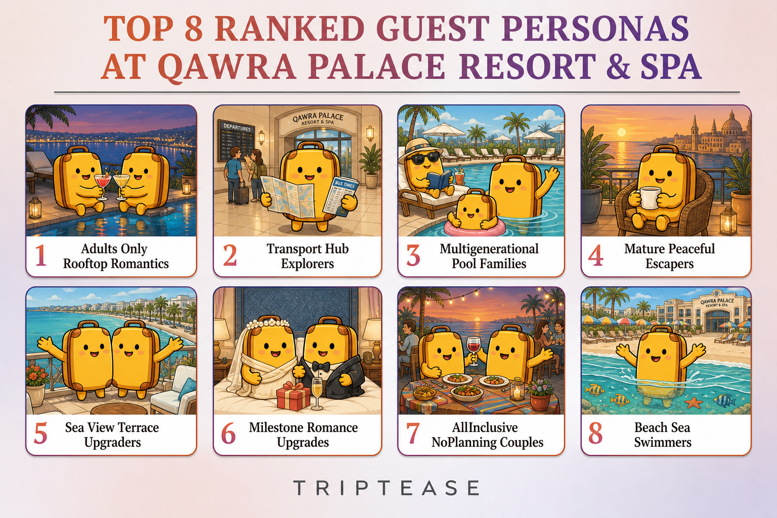 QAWRA Palace Resort & SPA Guest Personas Report cover