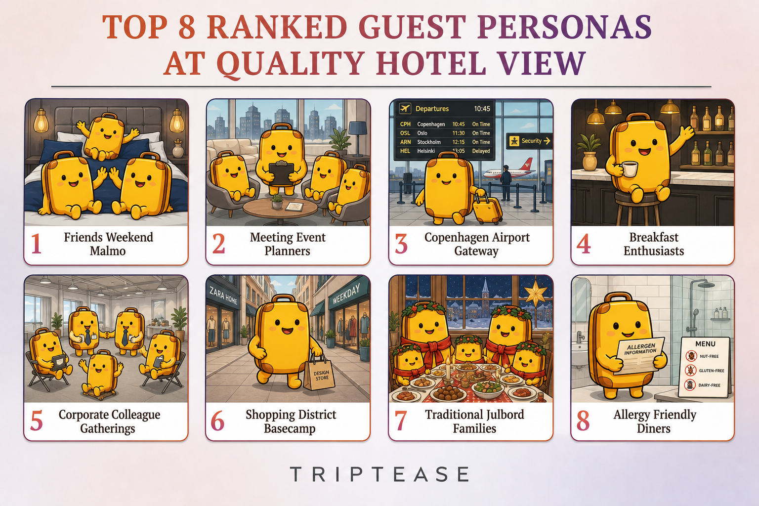 Quality Hotel View Guest Personas Report cover
